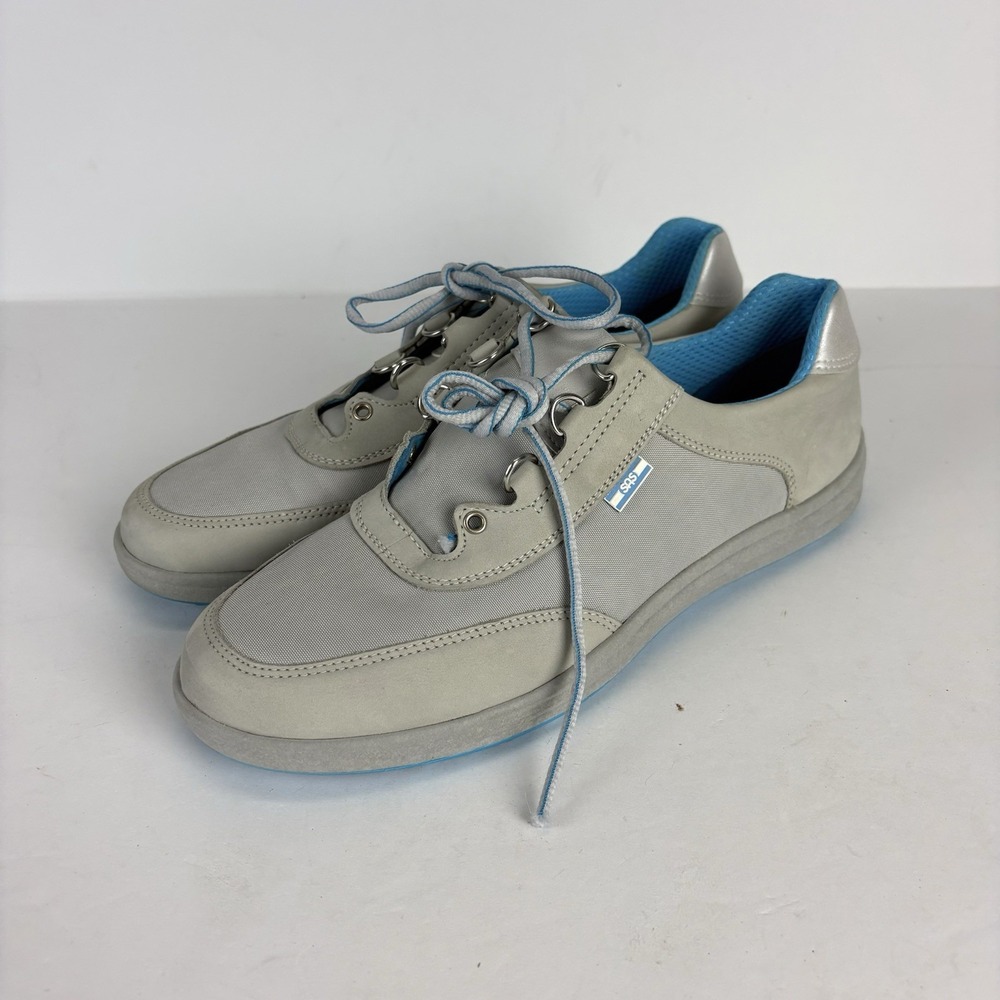 SAS women's 9.5N Comfort Walking Shoes Gray Sneakers Made In USA